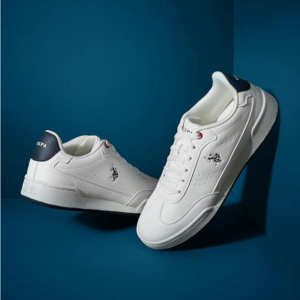 USPA|Camry|White Stylish Casual Sneaker Shoes for Man